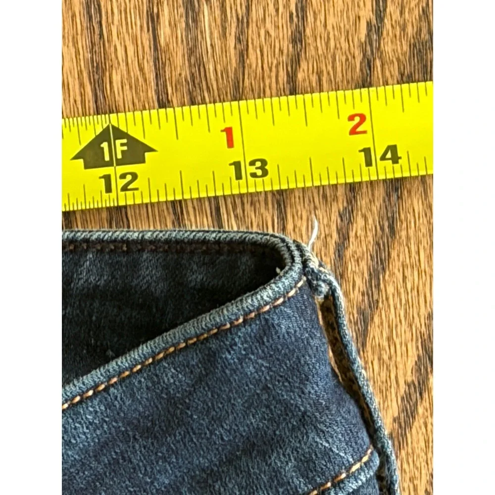 American Eagle Skinny Super Stretch Jeans Dark Wash Size 2 Short Indigo‎ Denim